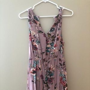 Pink floral Romper